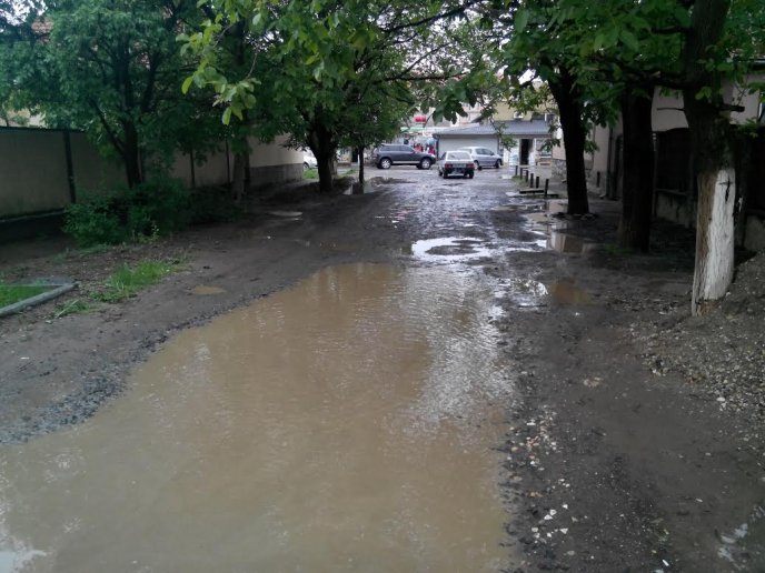 У Росвигові в районі місцевого ринку автомобілі практично тонуть у болоті, а пройти пішоходам неможливо (ФОТО) – 06