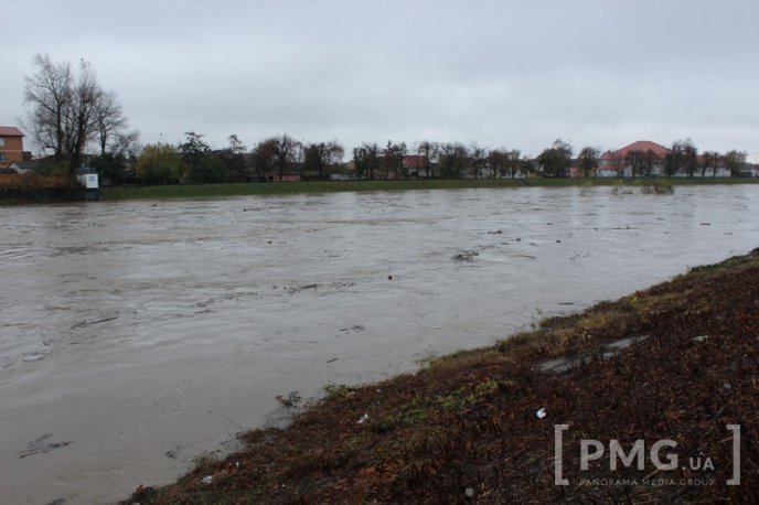 Рівень води у Латориці в межах Мукачева, Кольчина та Чинадієва сильно піднявся – 18