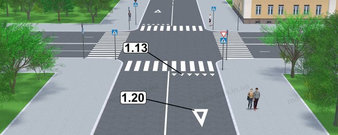 Ілюстрація «GreenWay», яка зображує обидві розмітки
