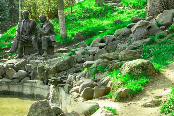 В Ужгороді запрацював водограй в альпінарії – 01