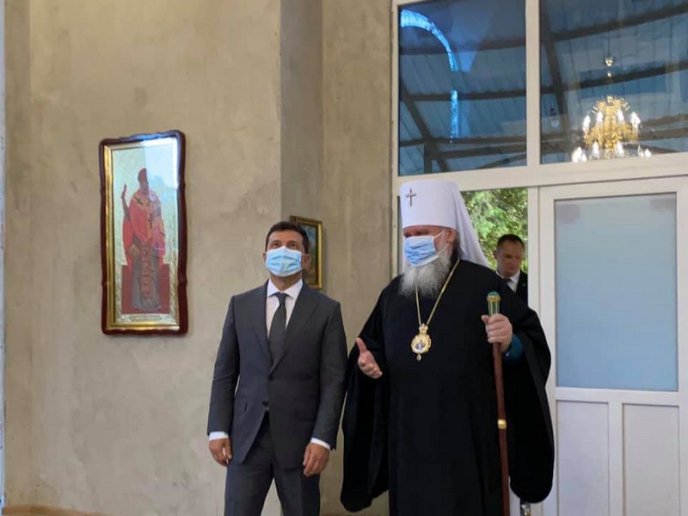 Володимир Зеленський зустрівся з Владикою Феодором в Ужгороді – 06