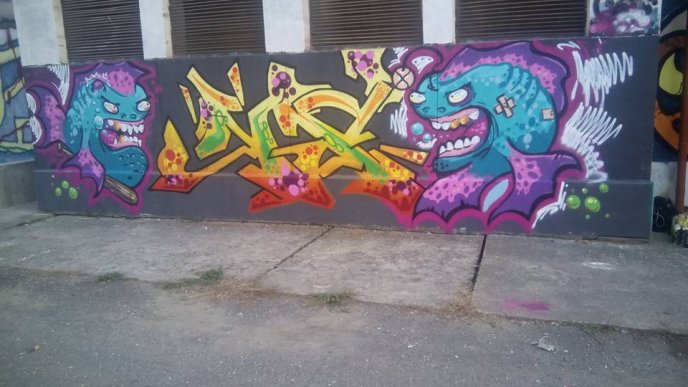 В Ужгороді художники з чотирьох країн Європи почали створювати перший у місті мурал – 02