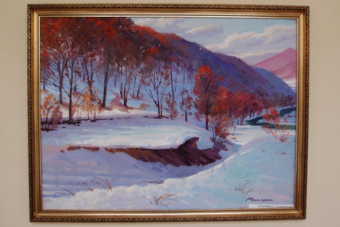 В атріумі Закарпатської ОДА художники краю представили виставку "Зима – 2017" – 10