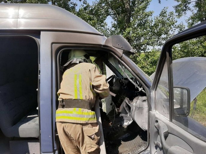 Сьогодні у Виноградові горів мікроавтобус – 01