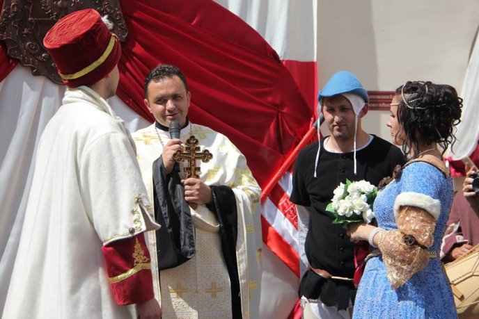 У Мукачеві влаштували реконструкцію весілля Ілони Зріні та Імре Текелі – 20