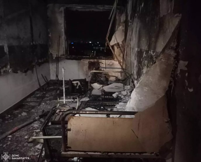 У лікарні спалахнула пожежа. Загинув пацієнт – 01 Пожежа у лікарні