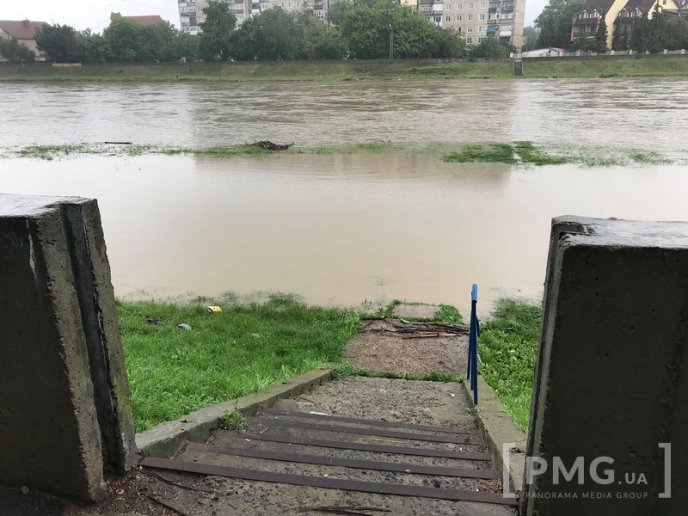 Рівень води в Латориці значно підвищився. Мукачівці б’ють на сполох – 03 Рівень води в Латориці значно підвищився. Мукачівці б’ють на сполох – 03