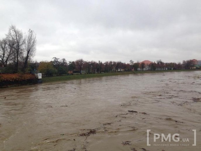 Рівень води у Латориці в межах Мукачева, Кольчина та Чинадієва сильно піднявся – 22