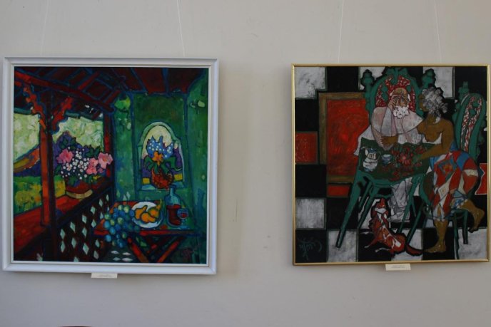 В Ужгороді відкрилась виставка картин Федіра Манайла та подружжя Бровді – 09