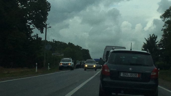 На Мукачівщині сталась аварія. Опубліковано відео – 03