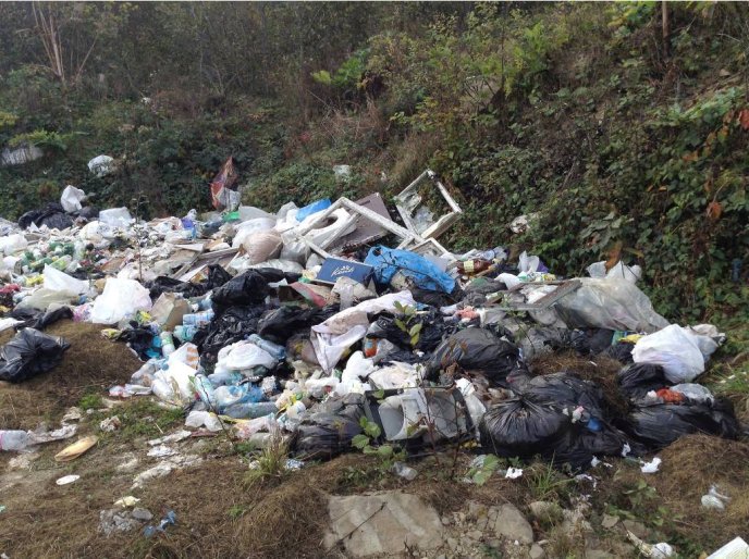 Обабіч траси Київ-Чоп неподалік Сваляви люди влаштували стихійне сміттєзвалище – 04