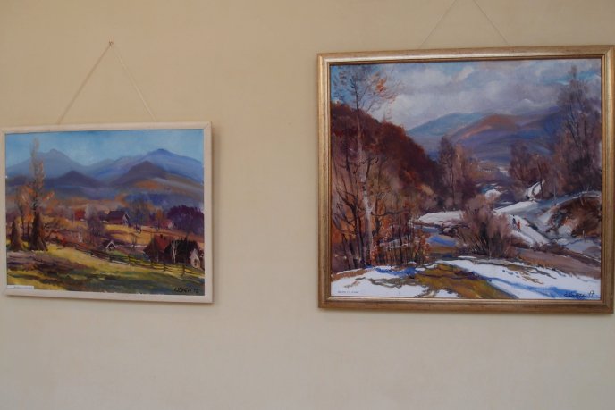 В атріумі Закарпатської ОДА художники краю представили виставку "Зима – 2017" – 05