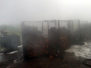 Пожежа у Перечині: горіла сушильна камера деревообробного підприємства – 02 Пожежа у Перечині: горіла сушильна камера деревообробного підприємства – 02