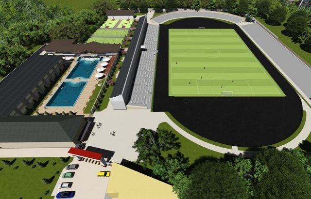 Влада Мукачева оприлюднила проект майбутнього спорткомплексу ДЮСШ – 01