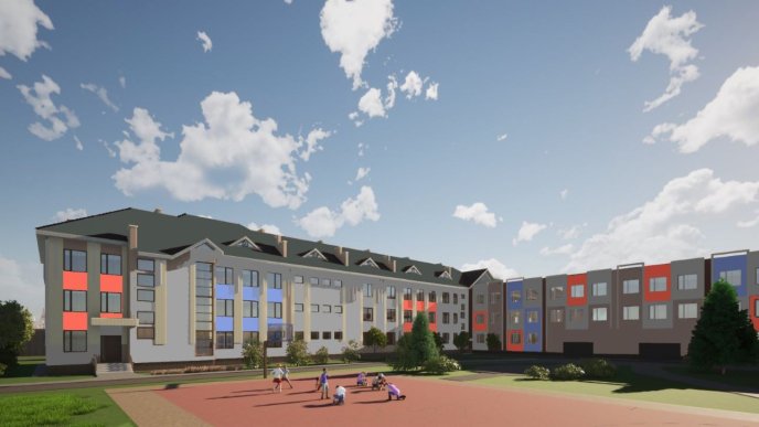 Проєкт реконструкції ліцею «Імідж» / фото: Іван Завидняк