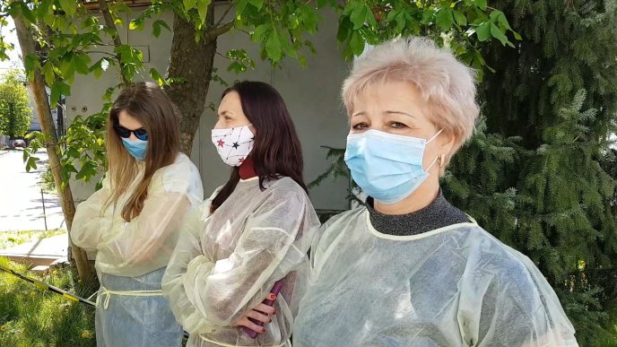 Закарпатські медики, які вчора здали першу вахту – здорові – 01