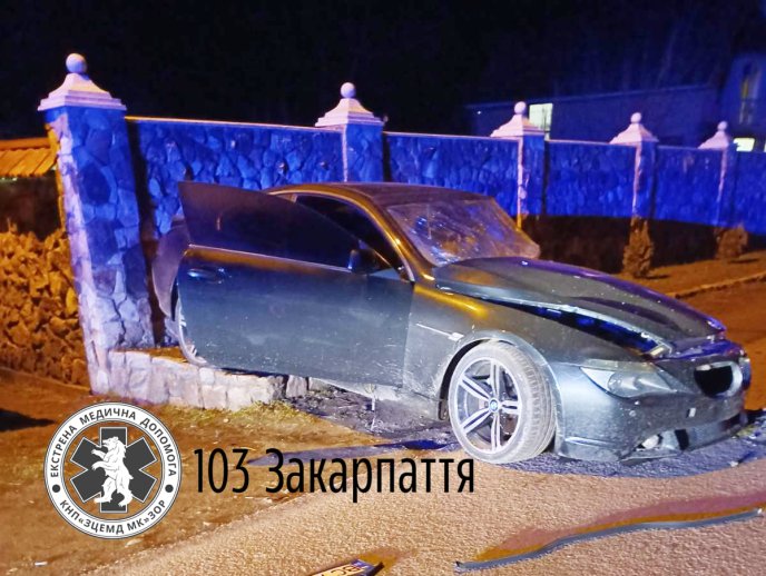 На Закарпатті сталась аварія. Водій у реанімації – 01