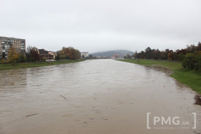 Рівень води у Латориці в межах Мукачева, Кольчина та Чинадієва сильно піднявся – 13