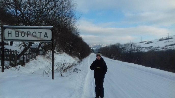 Мукачівець Андрій Закутний, який хворий на гемофілію, пішки та на лижах подолав Верецький та Тухольський перевали – 02 Мукачівець Андрій Закутний, який хворий на гемофілію, пішки та на лижах подолав Верецький та Тухольський перевали – 02