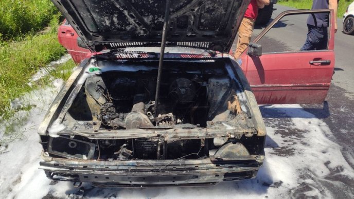 Під час руху загорілося авто Audi – 04