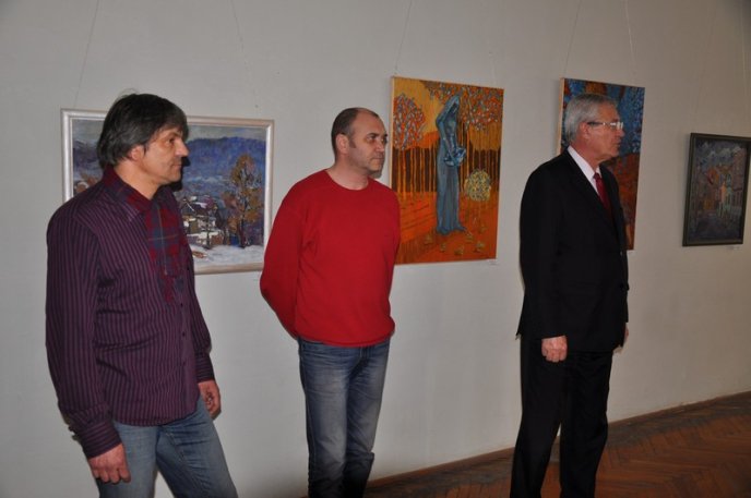 У Мукачеві відкрилась виставка студентів Закарпатського художнього інституту (ФОТОРЕПОРТАЖ) – 14