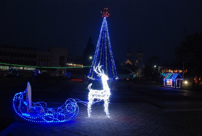 Головну новорічну ялинку району запалили в Іршаві – 13