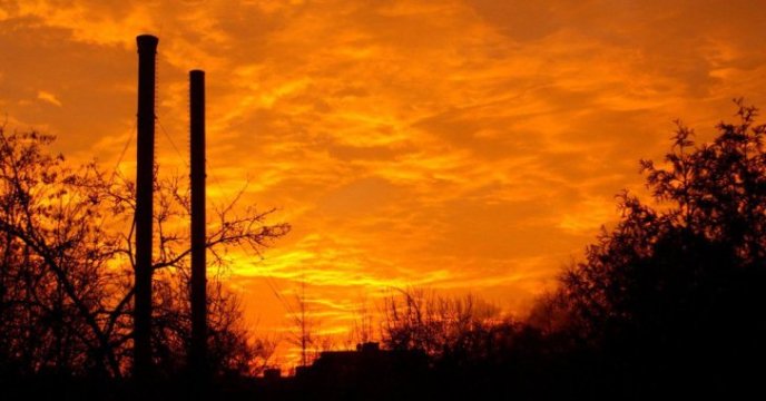 Закарпатці вражені красою вчорашнього заходу сонця – 02