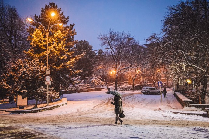 Неймовірна краса: у мережі опубліковано ранкові фото засніженого Ужгорода – 14