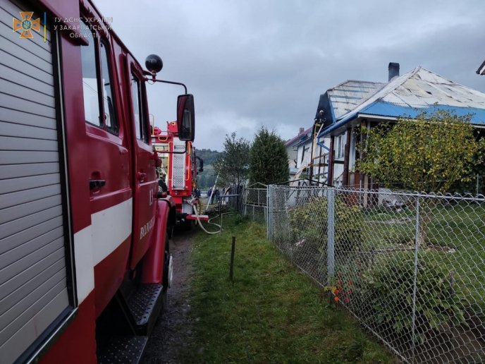 В одному з сіл горів будинок із прибудовою – 03