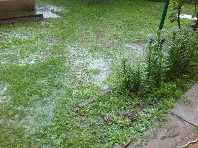 На Іршавщині сьогодні випав град – 05