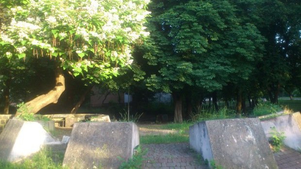 Колись доглянутий парк імені Масарика в Ужгороді занепадає – 09