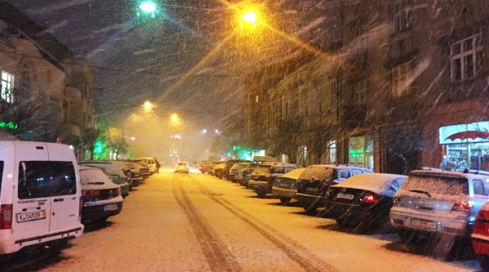 Ужгород засипає снігом – 01 Ужгород засипає снігом – 01