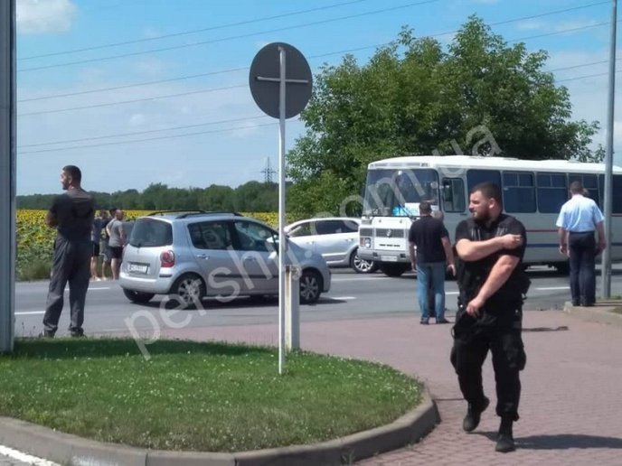 Через аварію у Мукачеві утворились затори – 04