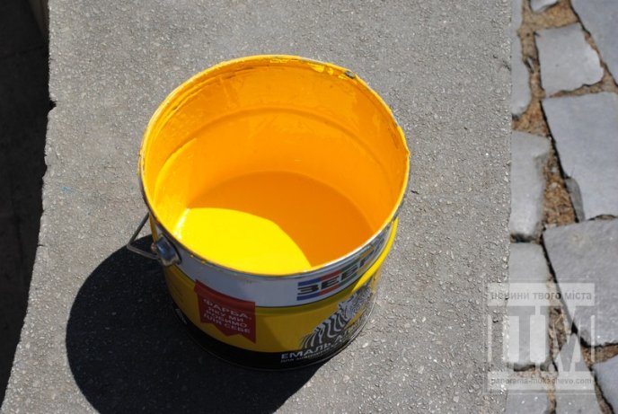 Фонтан у центрі Мукачева став жовто-блакитним (ФОТО) – 18