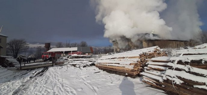 На території деревообробного підприємства спалахнула пожежа: фото – 02