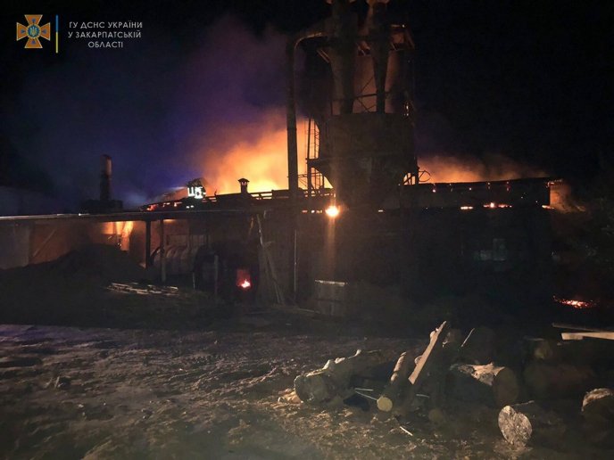Велика пожежа на підприємстві: опубліковано фото – 01