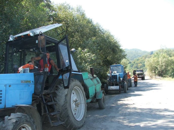 На Мукачівщині триває ремонт автодороги «Кольчино – Лісарня – Пузняківці» – 02
