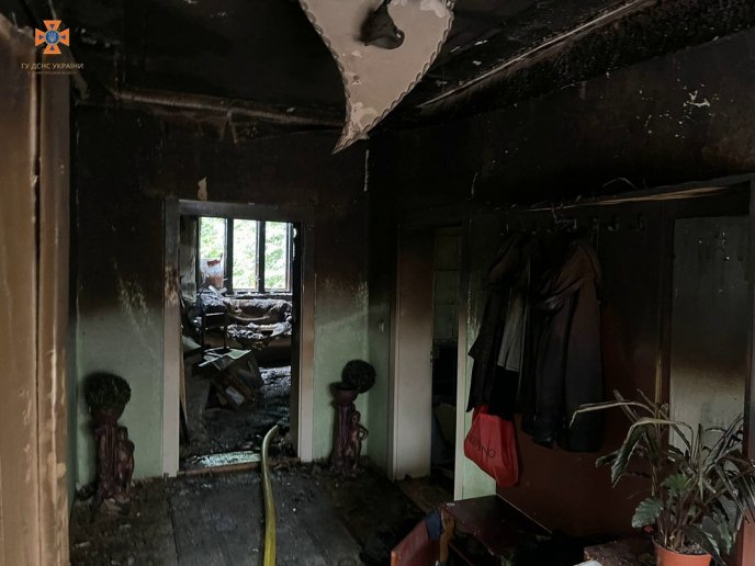 Рятувальники розповіли про пожежу в Хустській громаді – 02