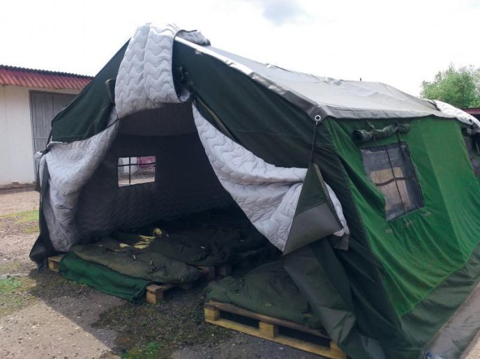 Підрозділи тероборони Закарпаття отримали нові палатки для проведення навчань – 04