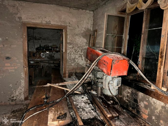 Пожежа у селі Чумальово