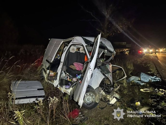 Нічна автотроща на Закарпатті: поліція показала фото з місця аварії – 01