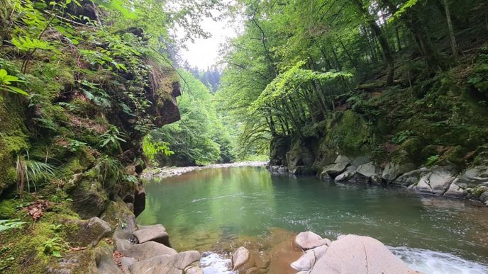 В мережі показали врaжaючі фото Блaкитної лaгуни нa Закарпатті – 08