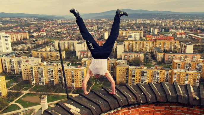 Карколомні трюки закарпатського руфера: на межі можливого – 01