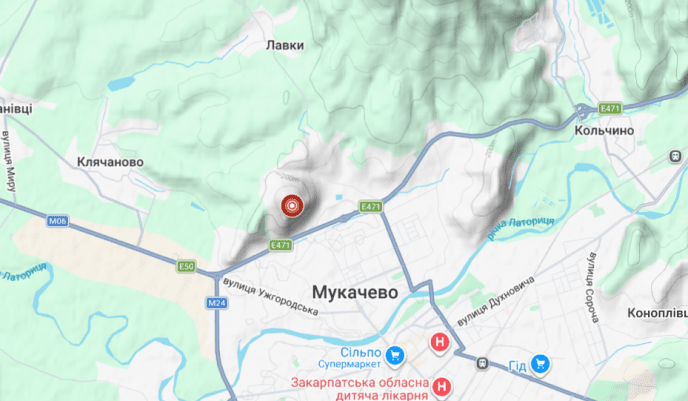 Землетрус у Мукачеві