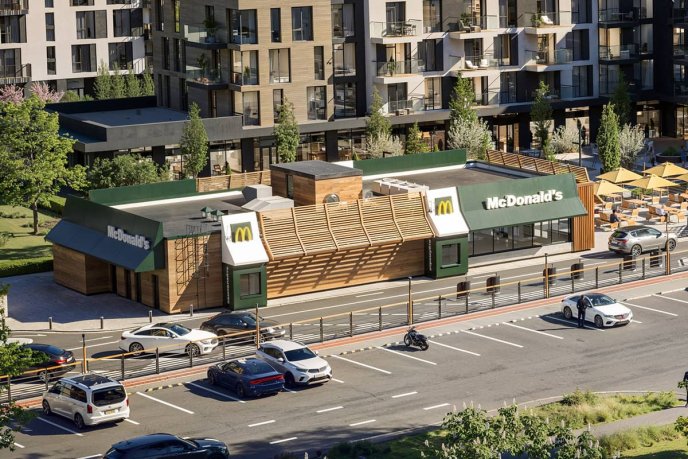 В Ужгороді відкриють ще один McDonald’s: де він буде – 01 Проєкт другого в Ужгороді ресторану McDonald’s