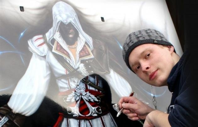 Мукачівець опанувавши мистецтво аерографії почав розмальовувати все підряд (ФОТО)  – 01