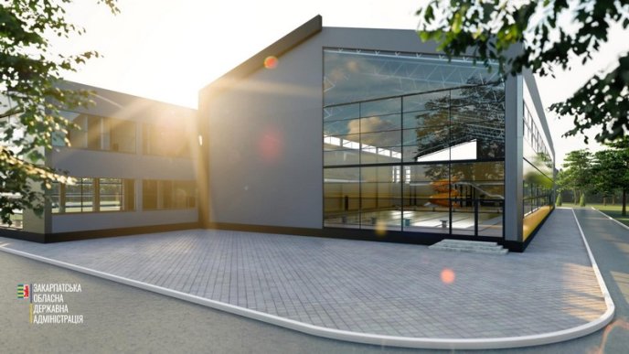 В одному з міст Закарпаття будують сучасний комплекс із кількома басейнами – 03