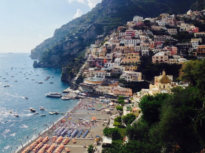 Панорама міста Позітано