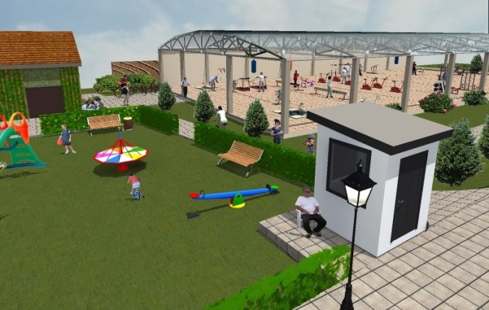 Мукачівцям показали, як виглядатимуть мультиспортивні майданчики у сквері-парку на Валенберга – 05