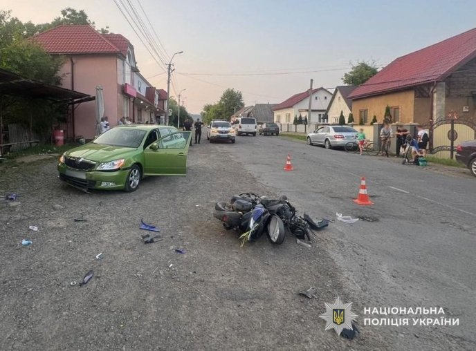 За кермом була дитина: в області трапилась аварія – 01 Аварія в селі Добрянське